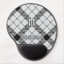 Clan MacFarlane Black and White Tartan Gel Mouse Pad