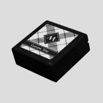 Clan MacFarlane Black and White Tartan Gift Box