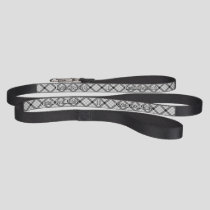 Clan MacFarlane Black and White Tartan Pet Leash