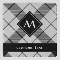 Clan MacFarlane Black and White Tartan Trivet