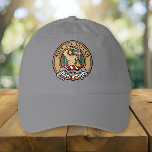Clan MacFarlane Crest over Ancient Hunting Tartan Hat