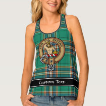 Clan MacFarlane Crest over Ancient Hunting Tartan Tank Top