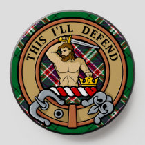 Clan MacFarlane Crest over Modern Hunting Tartan PopSocket