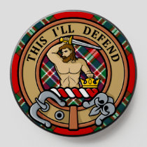 Clan MacFarlane Crest over Red Tartan PopSocket