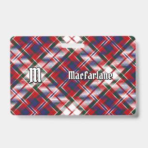 Clan MacFarlane Dress Tartan Badge