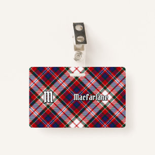 Clan MacFarlane Dress Tartan Badge