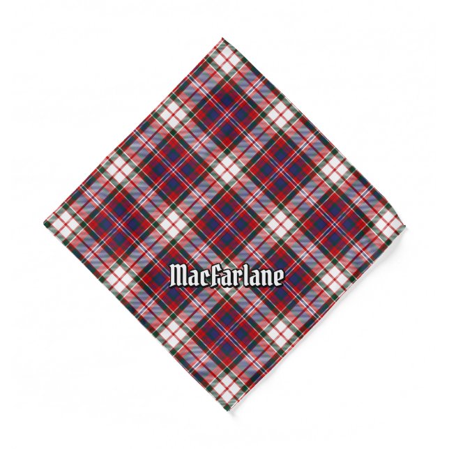 Clan MacFarlane Dress Tartan Bandana (Front)
