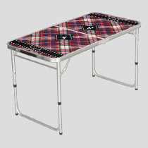 Clan MacFarlane Dress Tartan Beer Pong Table