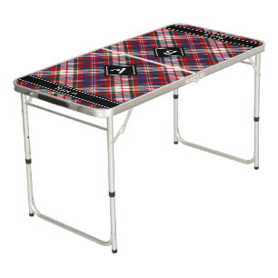Clan MacFarlane Dress Tartan Beer Pong Table