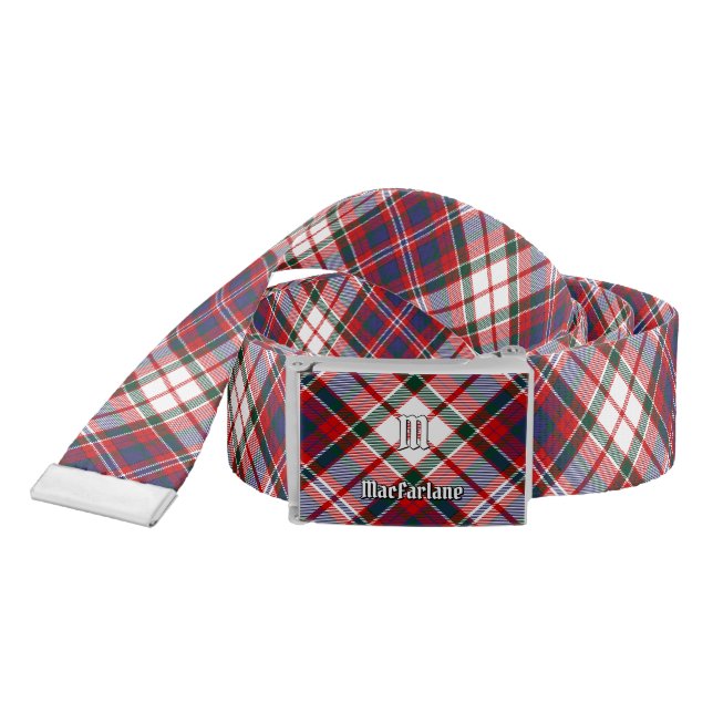 Clan MacFarlane Dress Tartan Belt (Snake)