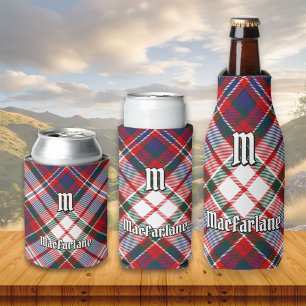 Clan MacFarlane Dress Tartan Can Cooler
