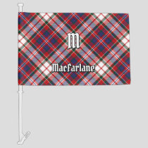 Clan MacFarlane Dress Tartan Car Flag