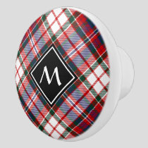 Clan MacFarlane Dress Tartan Ceramic Knob