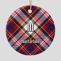 Clan MacFarlane Dress Tartan Ceramic Ornament