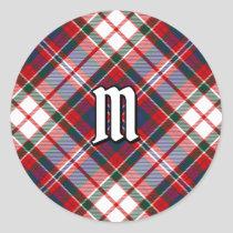 Clan MacFarlane Dress Tartan Classic Round Sticker