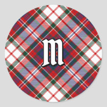 Clan MacFarlane Dress Tartan Classic Round Sticker