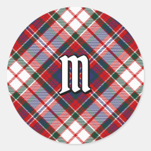 Clan MacFarlane Dress Tartan Classic Round Sticker