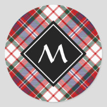 Clan MacFarlane Dress Tartan Classic Round Sticker
