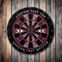 Clan MacFarlane Dress Tartan Dart Board
