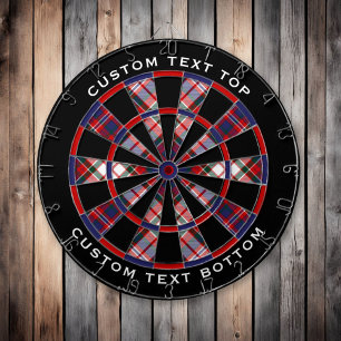 Clan MacFarlane Dress Tartan Dart Board