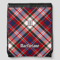 Clan MacFarlane Dress Tartan Drawstring Bag