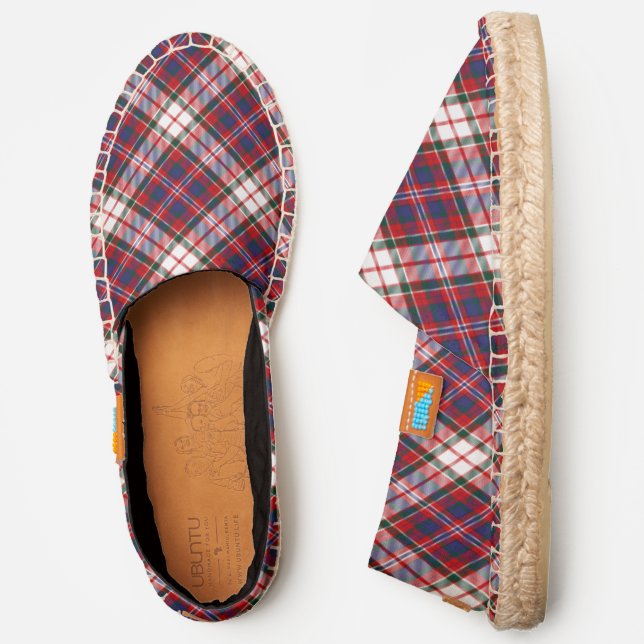 Clan MacFarlane Dress Tartan Espadrilles (Side)