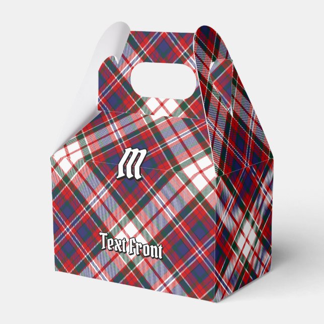 Clan MacFarlane Dress Tartan Favor Boxes (Front Side)