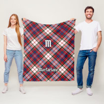 Clan MacFarlane Dress Tartan Fleece Blanket