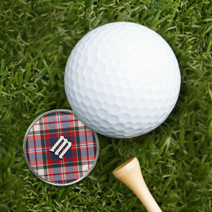 Clan MacFarlane Dress Tartan Golf Ball Marker