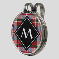 Clan MacFarlane Dress Tartan Golf Hat Clip