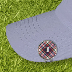 Clan MacFarlane Dress Tartan Golf Hat Clip