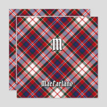 Clan MacFarlane Dress Tartan Invitation
