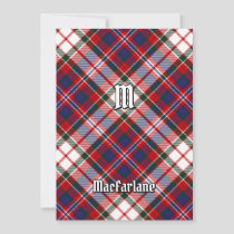 Clan MacFarlane Dress Tartan Invitation