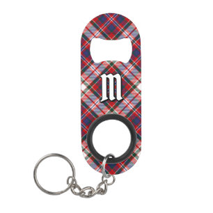 Clan MacFarlane Dress Tartan Keychain Bottle Opener