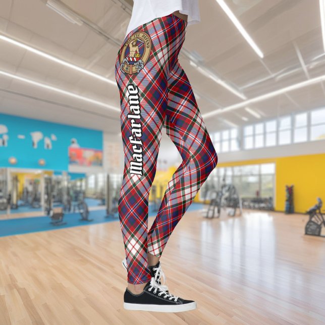 Clan MacFarlane Dress Tartan Leggings (Creator Uploaded)