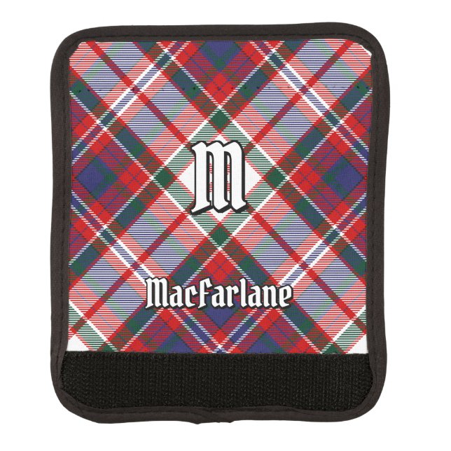 Clan MacFarlane Dress Tartan Luggage Handle Wrap (Front)