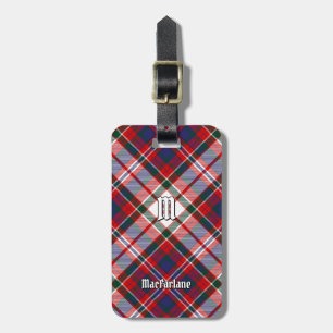 Clan MacFarlane Dress Tartan Luggage Tag