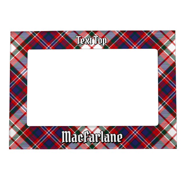 Clan MacFarlane Dress Tartan Magnetic Frame (Front)