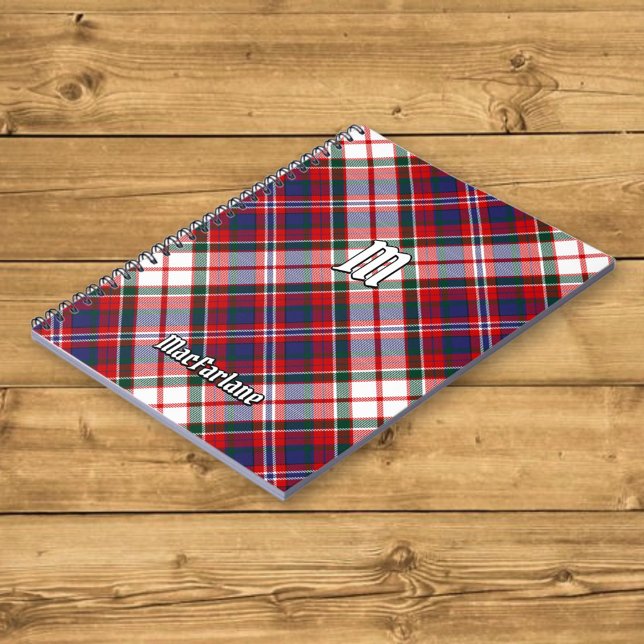 Clan MacFarlane Dress Tartan Notebook (Creator Uploaded)