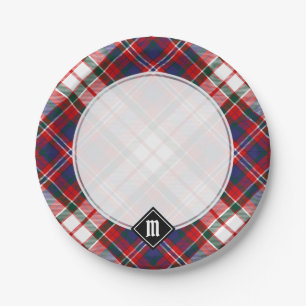 Clan MacFarlane Dress Tartan Paper Plates
