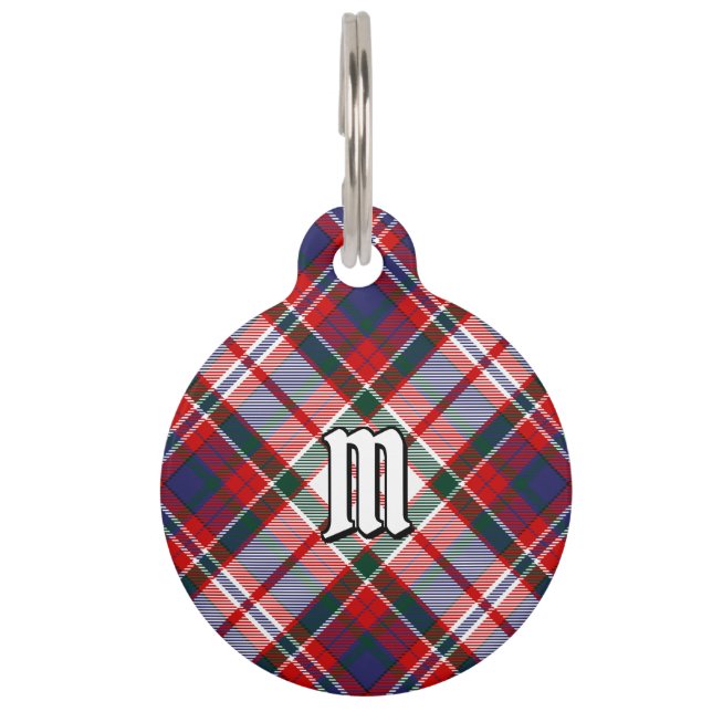 Clan MacFarlane Dress Tartan Pet ID Tag (Front)