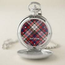 Clan MacFarlane Dress Tartan Pocket Watch