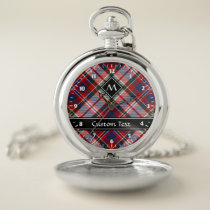 Clan MacFarlane Dress Tartan Pocket Watch