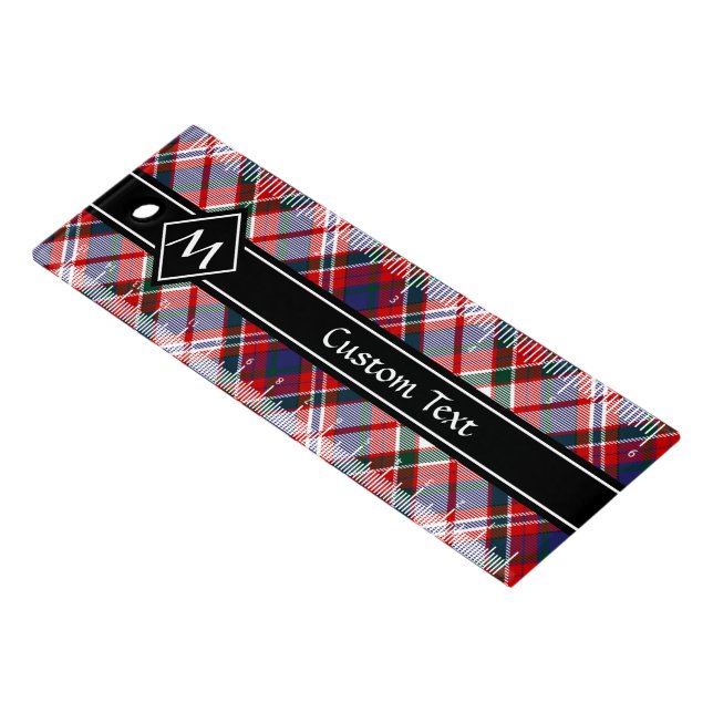 Clan MacFarlane Dress Tartan Ruler (Angled)