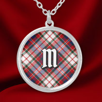 Clan MacFarlane Dress Tartan Silver Plated Necklace