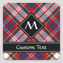 Clan MacFarlane Dress Tartan Square Sticker