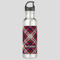 Clan MacFarlane Dress Tartan Stainless Steel Water Bottle