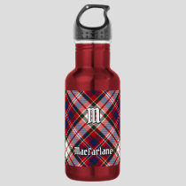 Clan MacFarlane Dress Tartan Stainless Steel Water Bottle