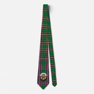 Clan MacFarlane Hunting Tartan And Sporran Tie