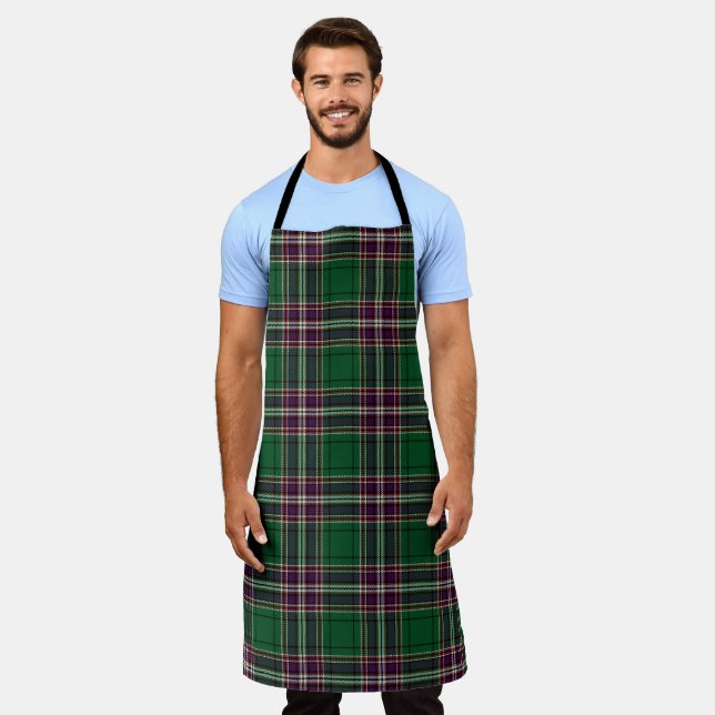 Clan MacFarlane Hunting Tartan Apron (Worn)